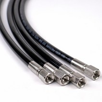 스쿠버다이빙장비 스쿠버 다이빙 장비 스테인리스 스틸 피팅 레귤러 타입 고압 고무 호스, 01 Rubber_04 SUS Fittings Only