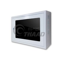 CCTV 22인치 모니터 벽부형 함체 TD-R2200 일체 노출형 평면 렉 시건장치 녹화기 보호장비