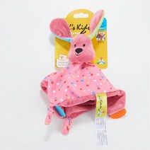 3개월 애착이불 담요 휴대용 핑크 여아 성탄절 선물 아기장난감 소프트 빨수있는, 상세페이지참조