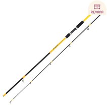 첫낚시대 경질대 세련된 모던 컬러 초급자 루어 낚싯대 민물낚시 연질대, 옐로우ML루어대180