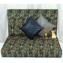 SEJEL.F (세젤에프) 3단 누빔 접이식 매트리스 군용 싱글매트 고밀도 고탄성 HR스펀지 디지털 무늬 7.5CM, 디지털 무늬 [2oz]