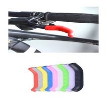 로드 자전거 레버 브레이크 핸들 실리콘 커버 산악 보호 슬리브, 레드, 1개