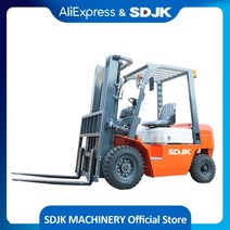 차량용리프트 유압 자키 작키 맞춤형 디젤 엔진 지게차 리프팅 포크 리프트 2 톤 3 4 5 6, Forklift+4 Ton, 없음