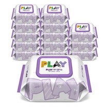 [한예지] PLAY 레이 물티슈 캡형 30매 14팩, 단품
