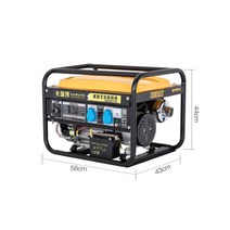 가솔린 발전기 가정용 소형 자가 무소음 캠핑용 휴대용 3KW 220V 380V, 3500W 손전등(듀얼 시동) 다연료 220V개