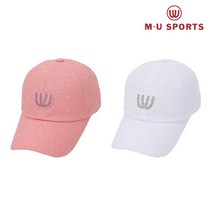 엠유스포츠 [엠유스포츠] 여성 캐주얼 레이스캡 (MU21333H201), 핑크