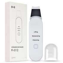 뉴페이셜 스킨 스크러버 초음파 딥 클렌징 각질 제거 클리너 페이스 주걱 블랙헤드 리무버, 03 White-Ultrasonic