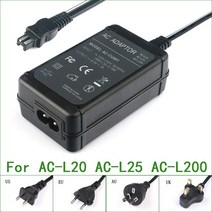 어댑터 충전기 AC 전원 어댑터 충전기 DSC-HX1 DSC-HX100 DSC-HX100V DSC-HX200 HX200V DCR-DVD7 FDR-AX700, 한개옵션0