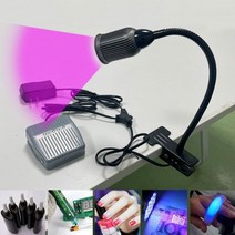 UV LED 수지 경화 램프 네일 건조기 테라피 라이트 LED UV 손전등 에폭시 UV 수지 경화 접착제 쥬얼리 장비 도구, 365nm_American plug