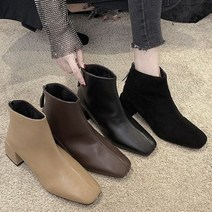 짝꿍닷컴 3컬러 여성 앵클부츠 부티 숏부츠 앵클힐 여성부츠