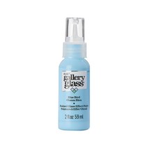 Plaid 갤러리 스테인 글라스 펜 2oz 색상선택 글라스 데코 스테인글라스 물감, 8 Blue Bird
