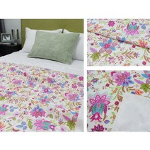 베스트필 여름이불 홑이불 인견겹이불 페이즐리 풍기인견 S Q, 핑크