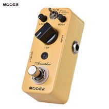 MOOER Acoustikar 어쿠스틱 기타 시뮬레이터 이펙트 페달 3모드 (Piezo / Standard Jumbo) True Bypass