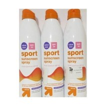 선크림 3팩 업앤업 방수 80분 연속 스프레이 SPF 30 스포츠 자외선 차단제