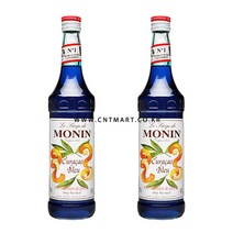 모닌 블루큐라소 시럽 1L 2개묶음, 2개
