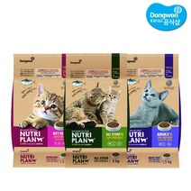 동원 뉴트리플랜 플러스 고양이사료 1.5kg 5kg 연령별 모음 작은알갱이, 01_키튼 1.5kg
