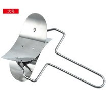 만두만드는기계 만두피 가정용 반죽 틀 내구성 파이 프레스 반죽 커터 스테인레스 스틸 만두 메이커 수동, 02 17x9.5cm