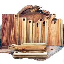 수작 국내산 캄포 나무 원목 엔드그레인 도마, 내츄럴, 1개