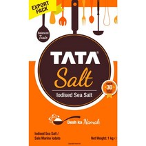 Tata Salt Iodised salt 1kg - 인도 타타 요오드 함유 바다소금, 1개