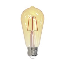 스피아노 LED 에디슨 가지 전구 ST64 4W, 1개, 전구색