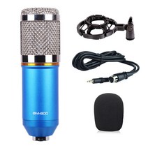 BM800 콘덴서 마이크 컨덴서 방송 유튜브, 블루