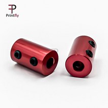 Printfly-D14L25 리지드 탑 와이어 커플링 알루미늄 합금 보어 3 3.17 5 6 8mm D14 L25 CNC 조 샤프트 모터, 01 Bore 3 x 6mm_01 Red