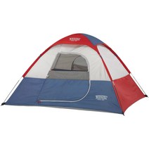 웬젤 스프라우트 돔형 텐트, Blue + Red + White, 2인