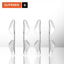 고무패킹 가스켓자동차 도어 코너 anti-collision 스티커 실리콘 보호 스트립 사이드 anti-scratch strip, 04 Transparent 4pcs