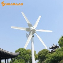 풍력 터빈 발전기 날개 MPPT 콘트롤러, 800w 6 블레이드, 12V, 풍력 터빈 전용
