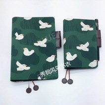 호보니치 테쵸 커버 A5 A6 수제맞춤 다이어리커버 커스텀 새패턴, hoBO 5년 A5