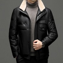 남성 겨울 퍼퍼 재킷 두꺼운 파카 코트 럭셔리 품질 방수