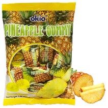 코쿤 오키오 파인애플 구미 80g 수입 젤리 아이들 간식, 10개