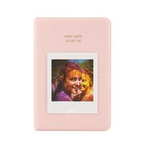 fujifilm instax sq6 sq10 sq20 카메라 앰프의 필름 용지용 정사각형 사진 앨범 컬러북벽지스티커 sp-3 프린터 공유, 분홍색