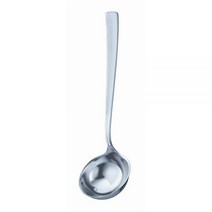 Rösle 스테인리스 스틸 소스 국자 플랫 핸들 48.2g 1.7온스, Serving