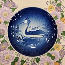 (엔틱/빈티지) 로얄코펜하겐 1978년 빙앤그뢴달 B&G 마더스데이 어머니의날 기념접시