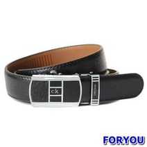 ForU745 체커 국내제작 가죽 정장 캐주얼벨트 가죽벨트 자동 바지벨트 국산 벨트