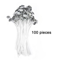 캔들심지 양초 나무 세트 100-20cm 양초 심지 무연 왁스 순수 코튼 코어 DIY 만들기 사전 파티 용품 50, 10 100pcs-12cm