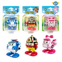 [ROI TOYS] 로보카폴리 태엽 로봇 선택구매 (폴리 로이 엠버), 태엽로봇 폴리