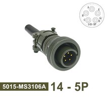 MS3102 MS3106 군용 사양 커넥터 14S-2 14S-5 14S-6 5015 MIL STD 플러그 및 소켓 MIL-C MS3108 원형 커넥, 09 plug 3106 14-5P