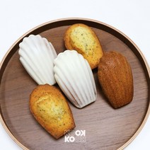 얼그레이 마들렌 만들기 홈베이킹 키트 DIY 디저트, 화이트초콜릿 (12개 데코 분량), 식힘망 & 부스러기 정리천, 12개