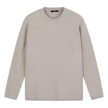 탑텐 22 FW 남자 소프트터치 텍스쳐드 라운드넥 니트 BE