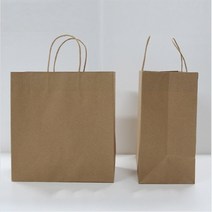 천운패키지 크라프트 종이쇼핑백(대) 1묶음, 50장