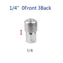 플렉스샤프트 하수구배관청소 14 높은 준설 노즐 38 플러싱 청소 하수도 흔들리는 회전 파이프 준설 스테인레스 스틸 노즐 압력 와셔 파이프, i