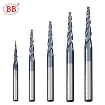 BB 볼 코 테이퍼 엔 밀 솔리 경 조각 라터 비트 릴리 원목 금속 CNC 밀링 커터 코팅 3.175mm 4mm 1PCS, R2x30.5xD6x75, 22 R2x30.5xD6x75