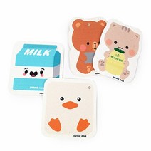 셀룰로오스 스펀지 수세미, 사각타입 (디자인랜덤), 1개, 1개