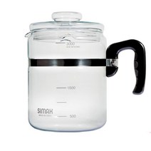 3L 대용량 내열유리 가정용 약탕기 홍삼 만들기 제조기 인삼 달이기 중탕기 탕약기 qr+3590eA, 쿠팡op 본상품선택