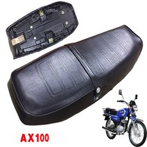 오토바이시트 오토바이시트커버 E0227 오토바이 AX100 시트 커버 스즈키 100cc CL AX 100 방수 블랙 예비 부품