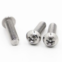 M6 보안 볼트 Torx 스테인레스 스틸 서스 304 A2 버튼 헤드 변조 방지 나사 핀 스크류, M6 (5개), 20mm, 1개