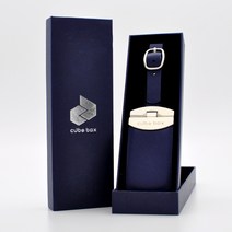 큐브박스 러기지택 가죽 고급 네임택