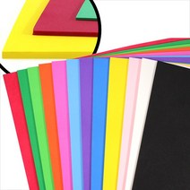 [문구조아] EVA 스펀지 시트 만들기 재료 3mm 흰색, 10개